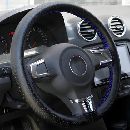 Funda Cubre Volante Cosido Para Auto + Hilo Y Aguja /r&c