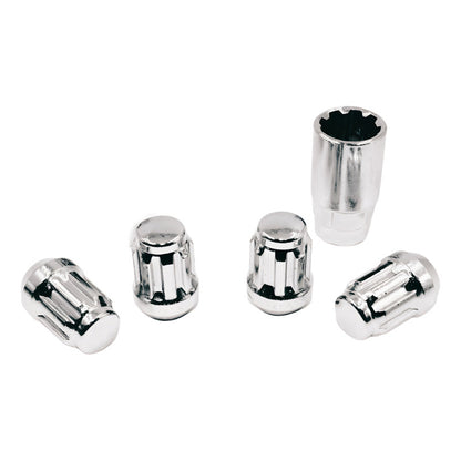 Tuercas De Seguridad Set 4pcs +llave Acero M12x1.5 / 12x1.25