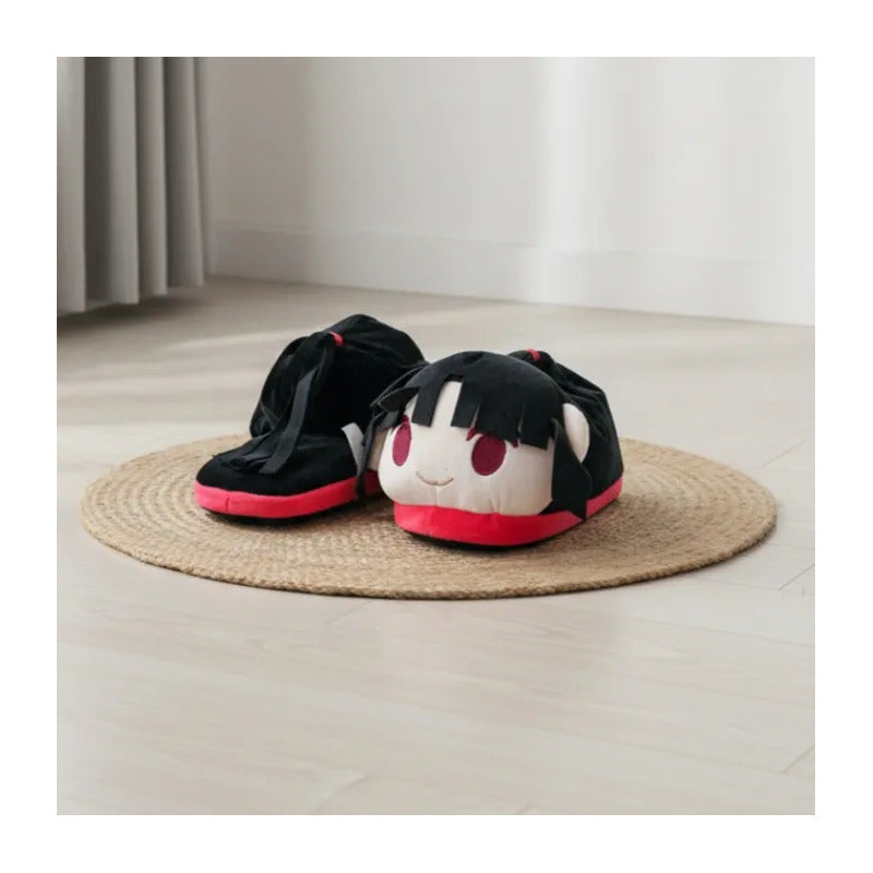 Pantuflas Acolchada Abierta Anime Sango Inuyasha Talla 36-41 Negro Sango Inuyasha Único