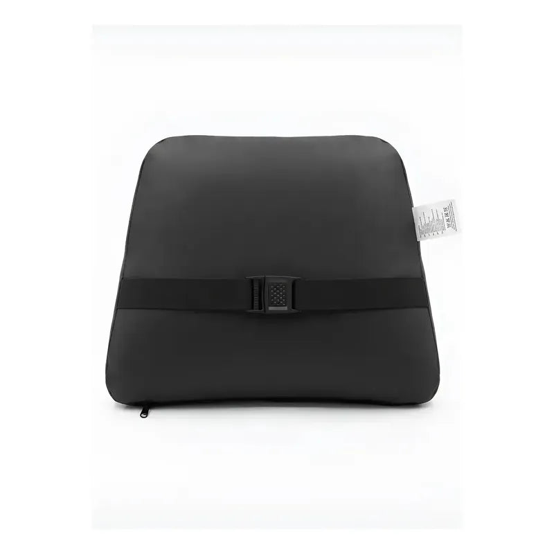 Cojin Apoya Cabeza Almohada Cojin Lumbar Eco Cuero Para Auto Negro