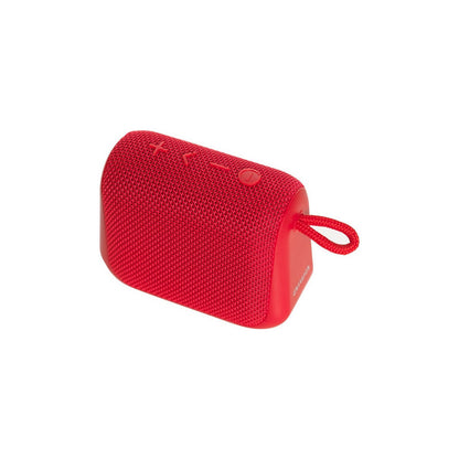 Parlante Portatil Aiwa Impermeable Ipx6 Tws Radio Fm Aw-kf3 Color Rojo