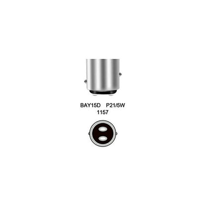 Ampolleta 144 Led Intermitente 1/2 Contacto Luz Viraje Ambar