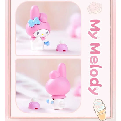 Set Bloques De Construcción Keeppley Hello Kitty Y Amigos 102 My Melody Strawberry Cupcake 9415