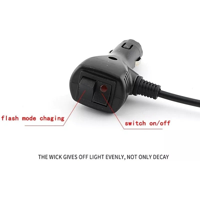 Baliza Led De Techo Destellante Azul-rojo Estrobo Auto 12v