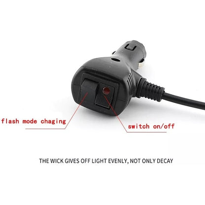 Baliza Led De Techo Destellante Azul-rojo Estrobo Auto 12v