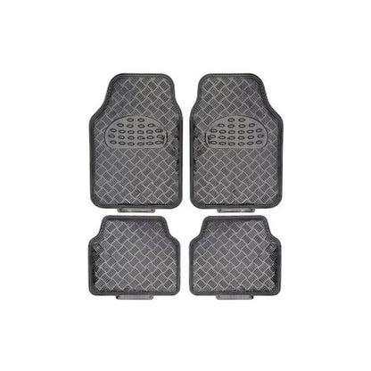 Alfombra Cubre Piso Metálico Colores Set 4pcs Auto Tuning