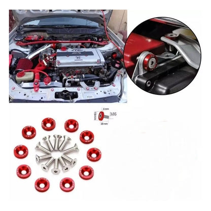 X10 Pernos De Motor Auto Tuning Universal Pernos Seguridad