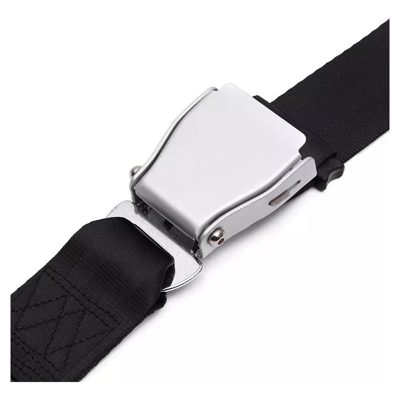 X2 Cinturón De Seguridad Tipo Avión 2 Puntas Auto Universal