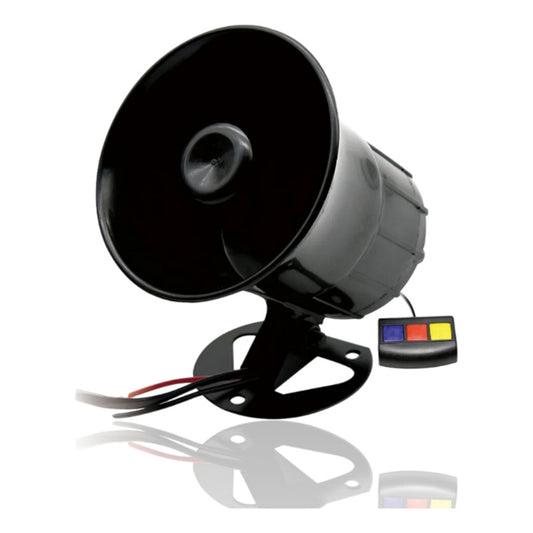 Bocina Sirena Policial Pato 3 Tonos Auto Moto 12v Universal