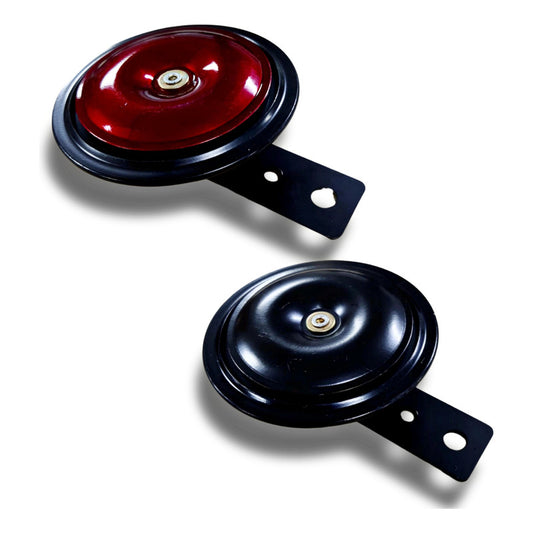 X2 Bocina Plato Eléctrica 12v Auto Moto Scooter Universa/r&c