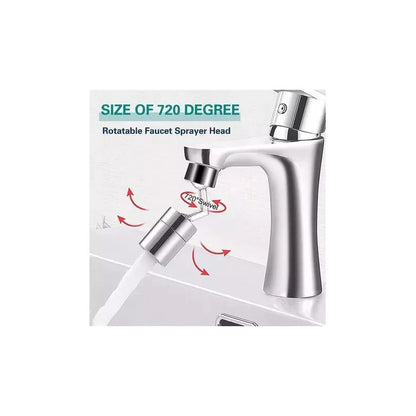 Grifo Giratorio 720° Con Filtro Baño Cocina Antioxido Univer