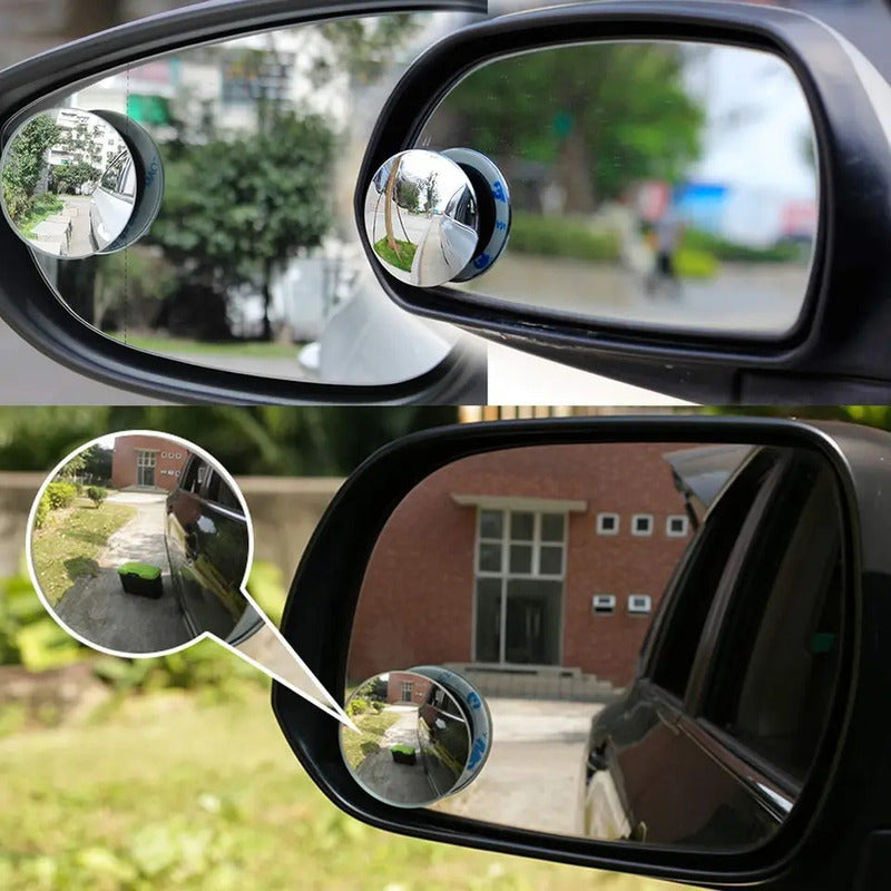 X2 Espejos Laterales Retrovisor Punto Ciego 360 Ajustable 2
