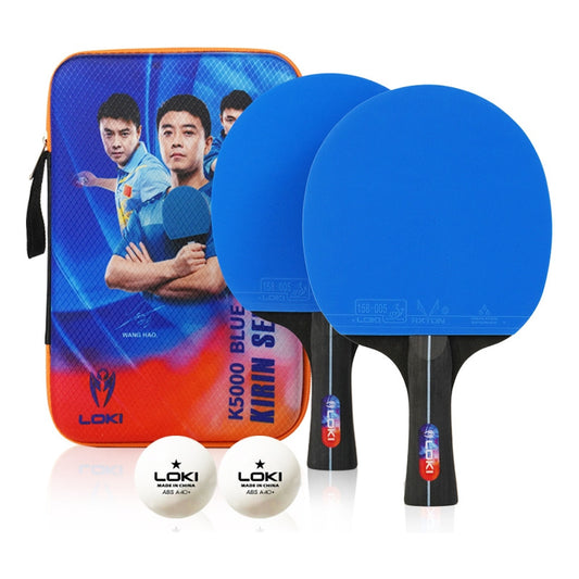 Pack X2 Paletas Loki De Ping Pong + 2 Pelotas + Estuche