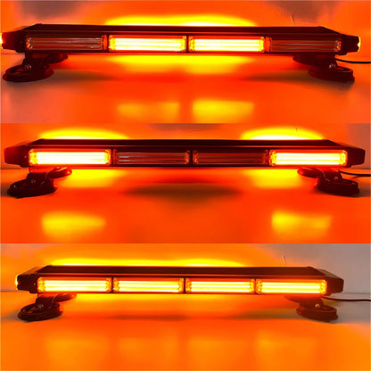 Baliza Led Techo Destellante Ámbar Estrobo Auto 12v Imán 65c