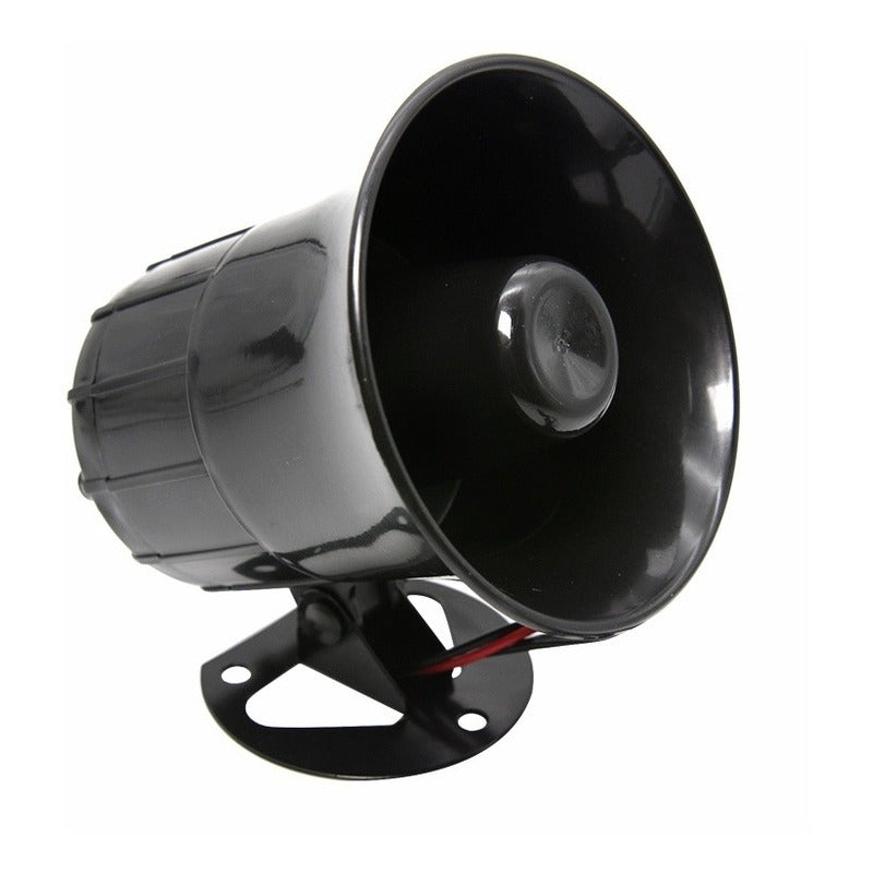 Bocina Policial Sirena 3 Tonos Auto Moto 12v Universal /ryc
