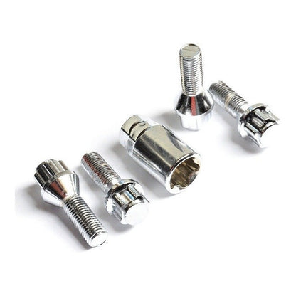 Set X4 Pernos D Seguridad Para Llantas + Llave M12x1.25 /r&c