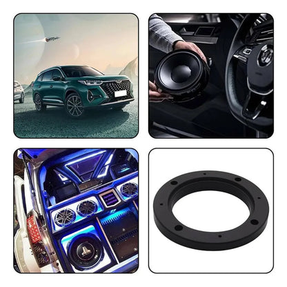 X2 Espaciador D Parlantes Adaptador 6.5 Pulgadas Auto Puerta Negro 25202