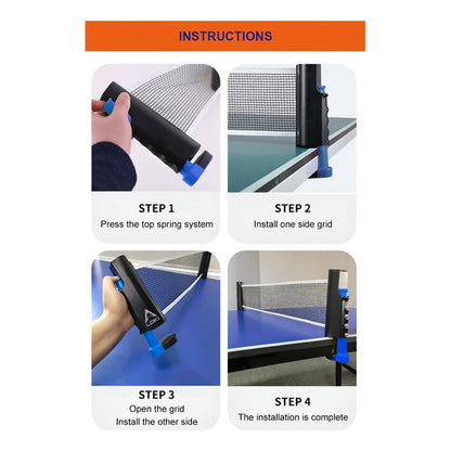 Malla De Ping Pong Retractil Red Tenis De Mesa Portátil Goat