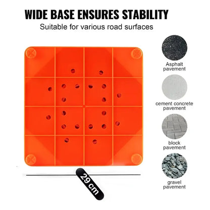 Cono De Emergencia Retractil Reflectante 1 Cinta 65cm Portát Naranja 65cm 422204