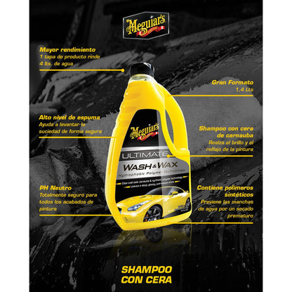 Shampoo Para Autos Meguiars Ultimate Wash & Wax 1.4l