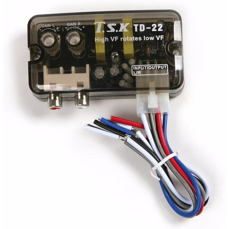 Conversor Impedancia Rca Radio Auto Amplificador Td22 Subwoo