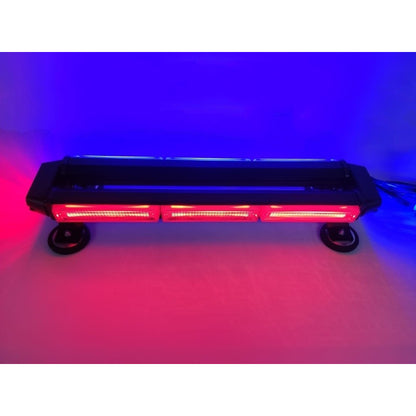 Baliza Led De Techo Destellante Azul-rojo Estrobo Auto 12v
