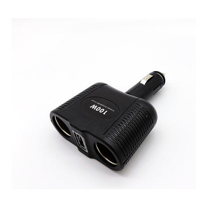 Encendedor Doble Adaptador +usb 100w 12-24v Splitter Encende