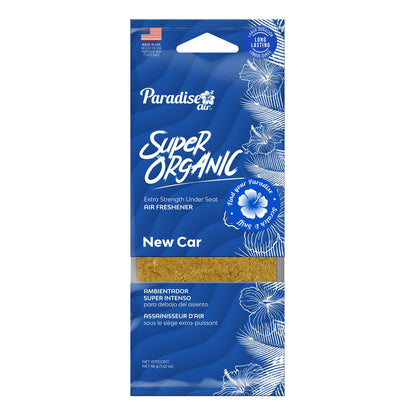 Ambientador Super Organic Aromatizante Paradise Air Auto Cas Madera Auto Nuevo
