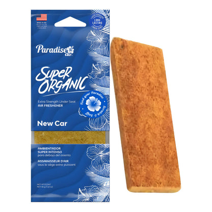 Ambientador Super Organic Aromatizante Paradise Air Auto Cas Madera Auto Nuevo