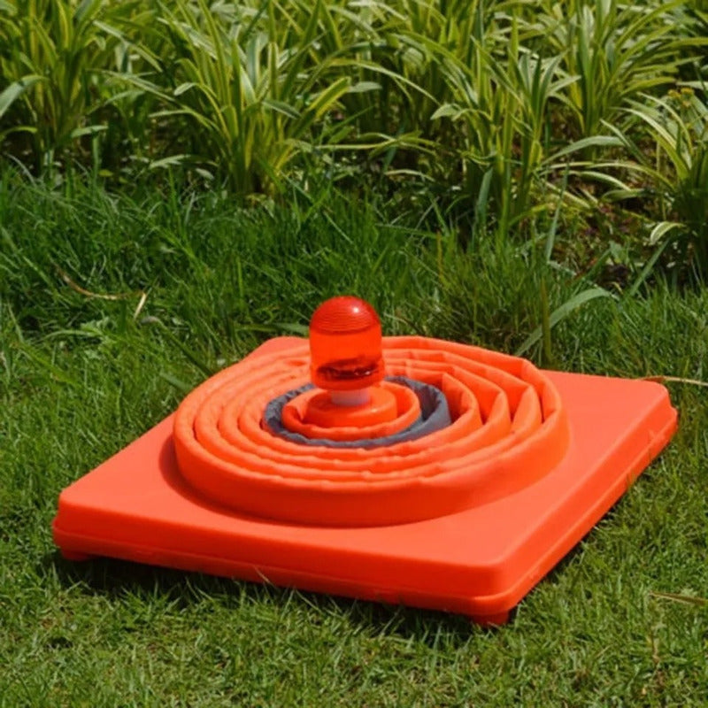 X2 Cono De Emergencia Retractil Reflectante Con Luz Led 50cm