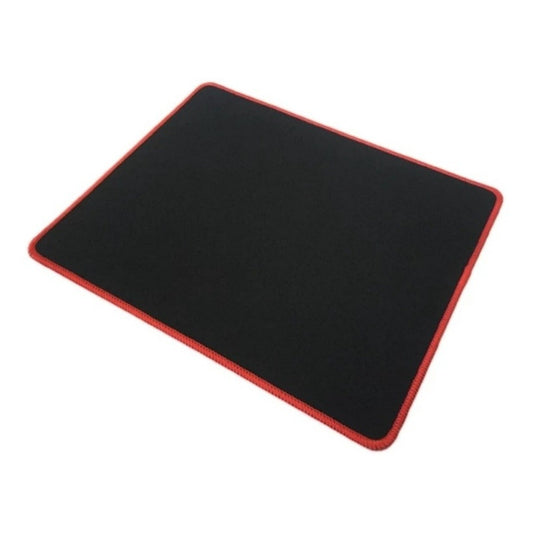 Mouse Pad Alfrombrilla Gamer Borde Rojo 25x30cm Grosor 3mm