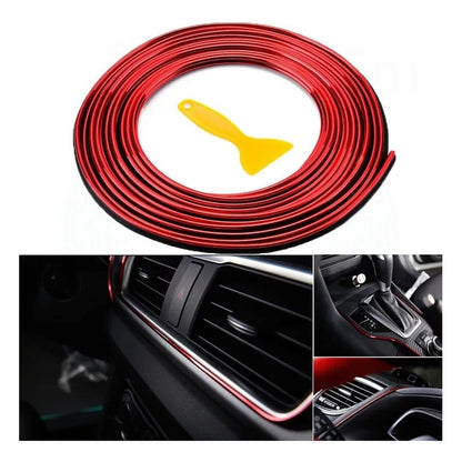 Hilo Decorativo Tuning 5 Metros Interior Tablero Auto / R&c