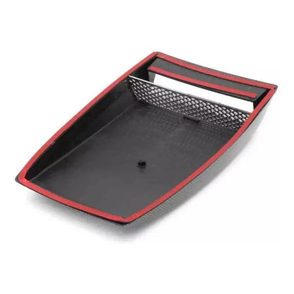 Toma De Aire Capot Adhesiva Fibra Auto Tuning Universal /ryc Negro