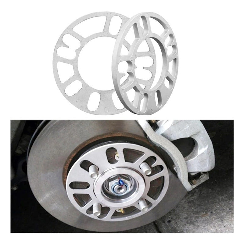 X2 Espaciador De Llanta 8mm 4/5 100,108, 110, 112,120 114.3
