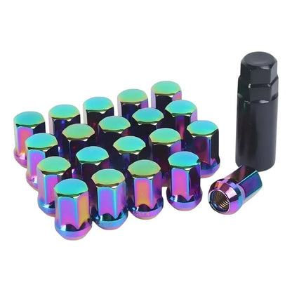 Kit 20 Tuercas D Seguridad Tornasol + Llave Para Auto Tuning M12x1.25 822666