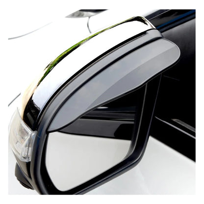 X2 Bota Agua De Espejo Retrovisor Pestañas Auto Universal Negro Transparente