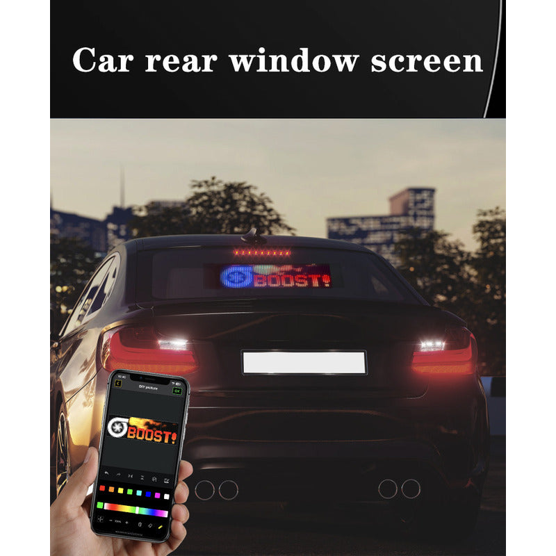 Letrero Luminoso Led Flexible Rgb App +control Usb Auto Casa