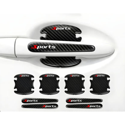 Set 8pcs Protector De Manilla + Topes De Puerta Y Retrovisor