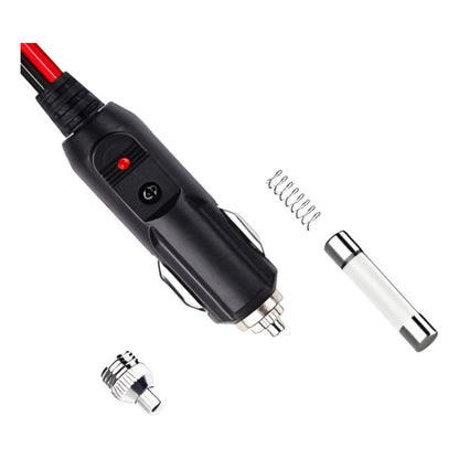 Cable Adaptador Cenicero Enchufe Alimenta 12v-24v + Fusible
