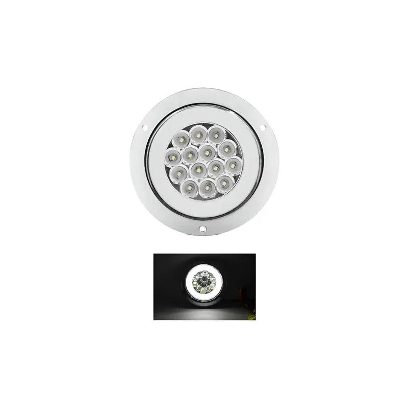Luz Led Trasera Lateral 12/24v Auto Camión Remolque Destella Ambos Lados Blanco 25281
