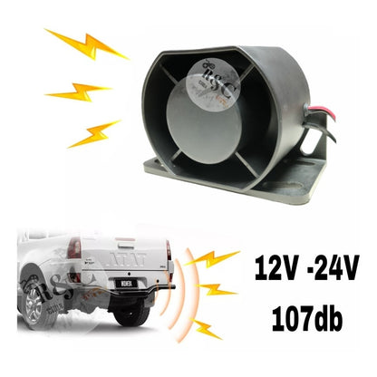 Bocina Retroceso 12/24v Alarma 8tonos + Control Advertencia