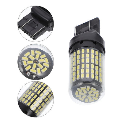 X2 Ampolleta Led T20 7443 144led Luz Blanca 360° Auto /r&c