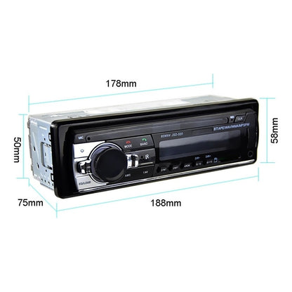 Radio De Auto 1 Din Bluetooth Usb Mp3 Microsd Auxiliar
