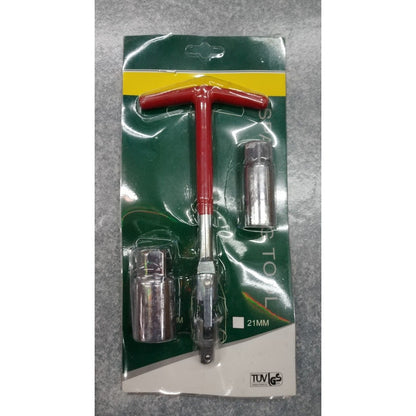 Llave Saca Bujia Profesional 2en1 16mm Y 21mm /r&c