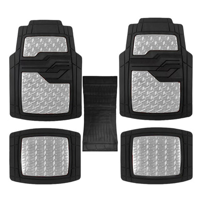 Alfombra Piso De Goma-metalizado Auto Universal 5pcs Tuninng