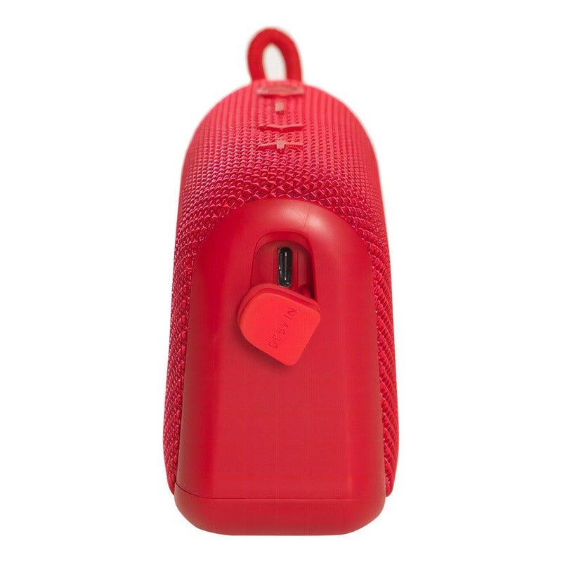 Parlante Portatil Aiwa Impermeable Ipx6 Tws Radio Fm Aw-kf3 Color Rojo