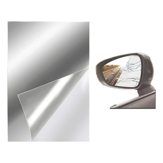 Vinilo Espejo Lamina 20x12.5cm Repara Espejo Retrovisor Auto