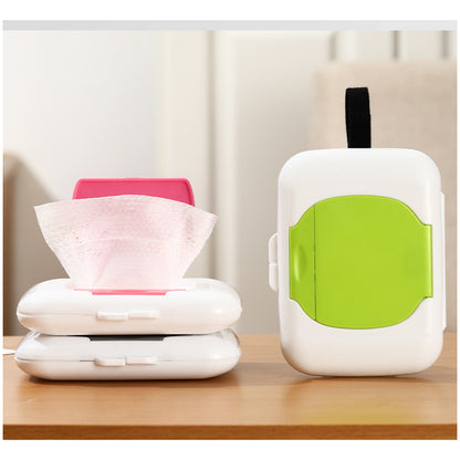 Diapensador Toalla Húmeda Portatil Bebé Niñ@ Porta Toallitas