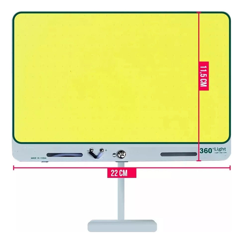 Lámpara Led Portátil Imantada Camping Emergencia 12-24v 550w