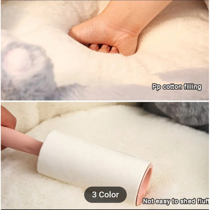 Cojín Para Asiento Sillón Kawaii Peluche 2 En 1 Cute De Gato